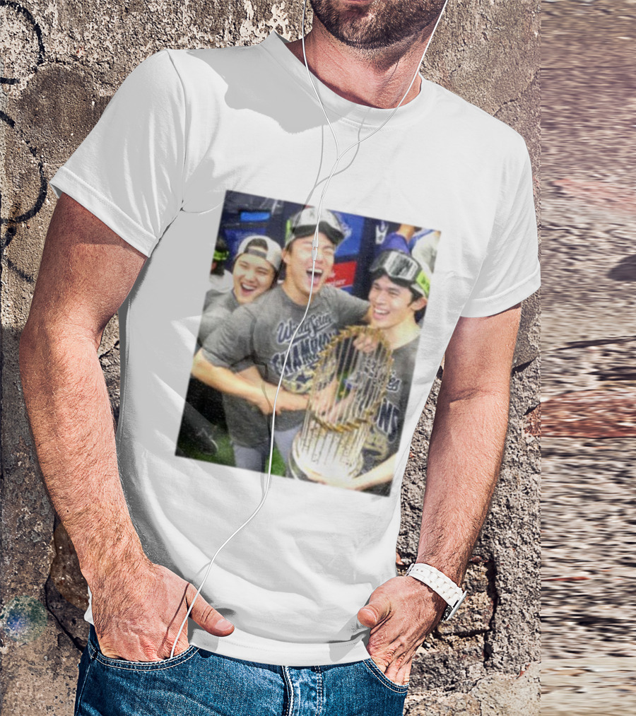 Los Angeles Dodgers World Series Champions 2025 Celebration Moment T-Shirt