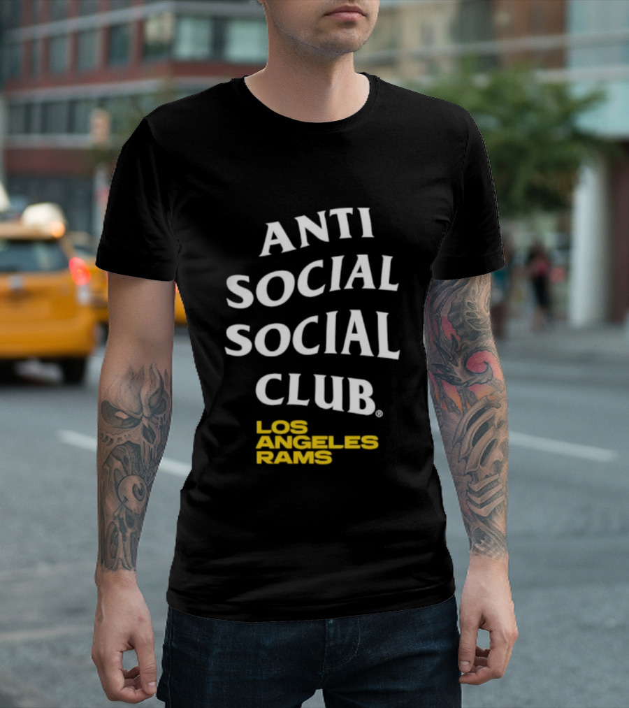 Anti Social Social Club Los Angeles Rams T-Shirt