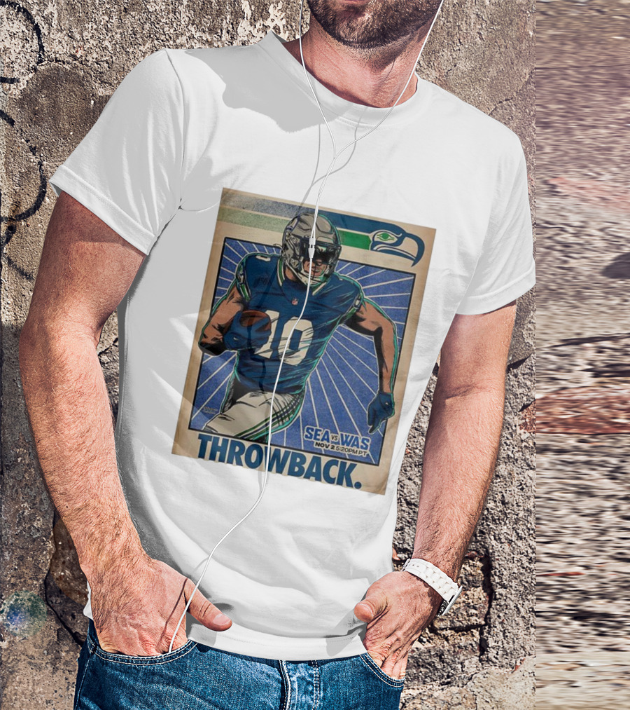 Seattle Seahawks Vs Washington Commanders Nov 2 Throwback NFL 2025 T-Shirt
