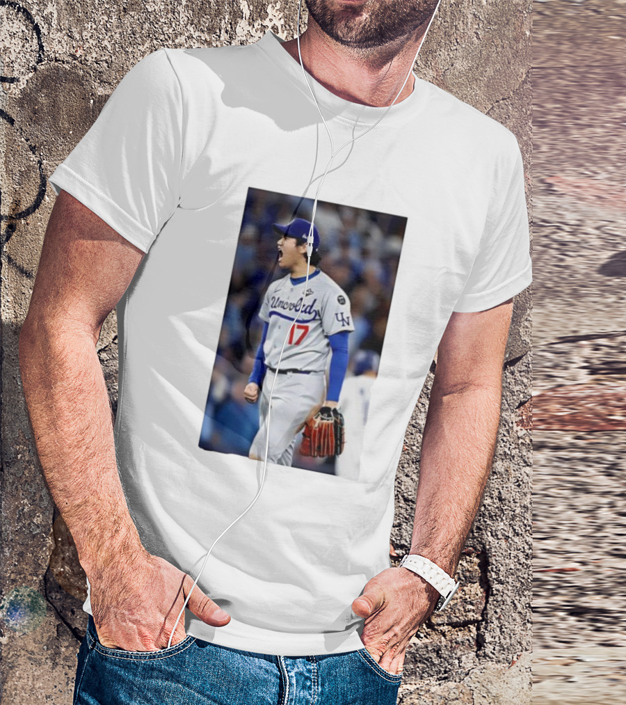 Shohei Ohtani Uncoded LA Player Number 17 T-Shirt