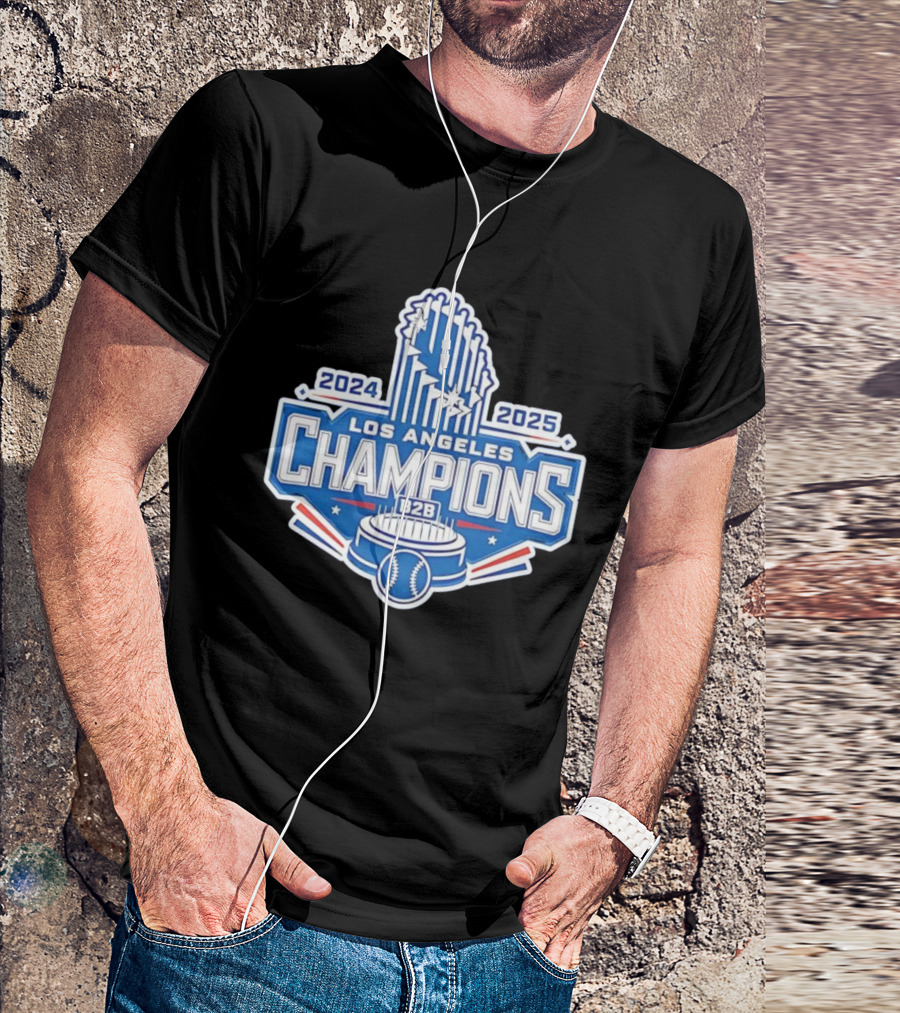 2024 2025 Los Angeles B2B Champions Baseball Cup T-Shirt
