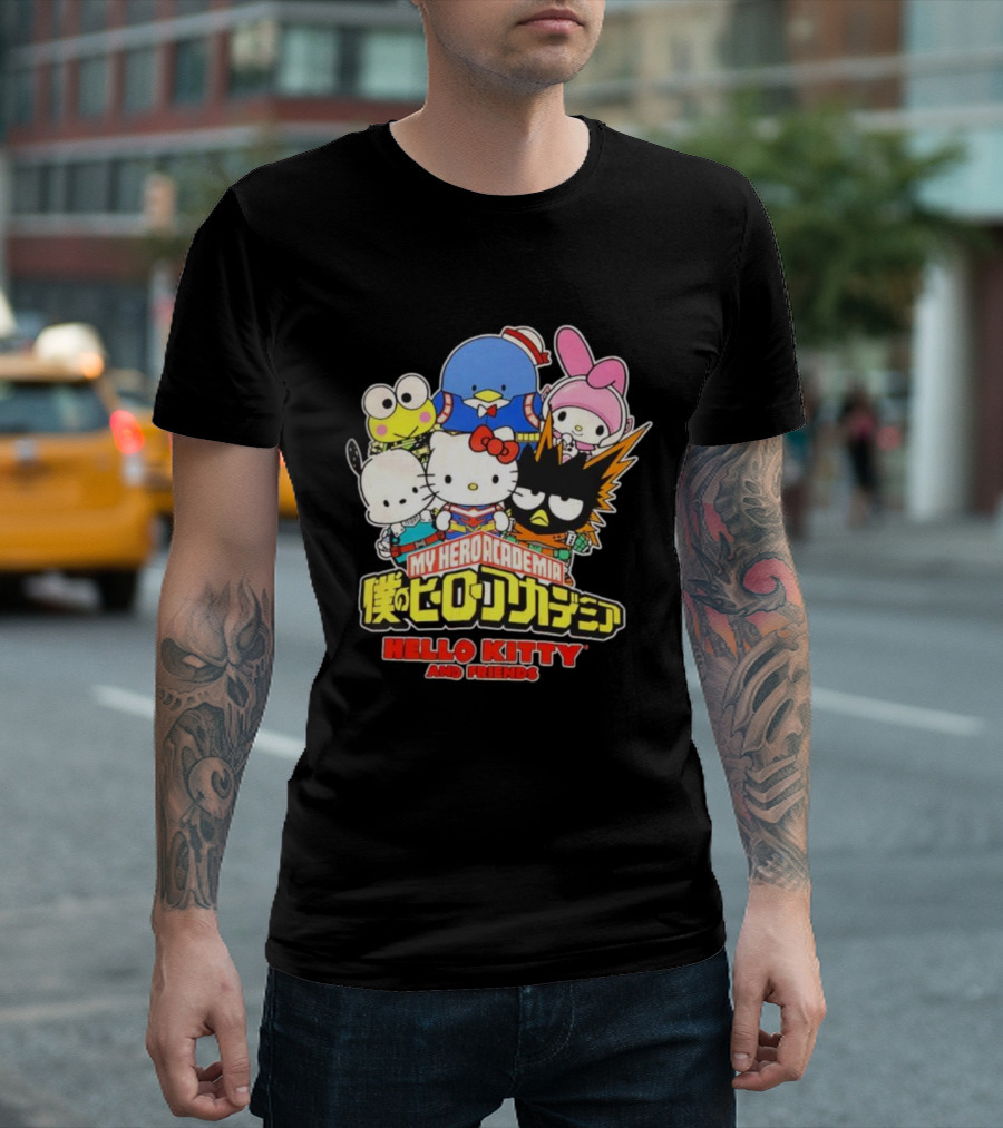 My Hero Academia Boku No Hiro Akademia Hello Kitty And Friends T-Shirt