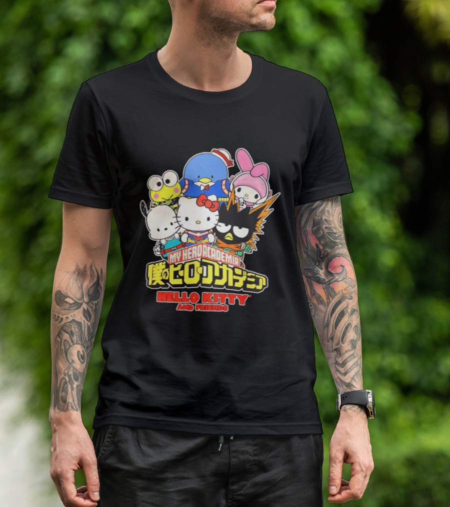 My Hero Academia Boku No Hiro Akademia Hello Kitty And Friends T-Shirt