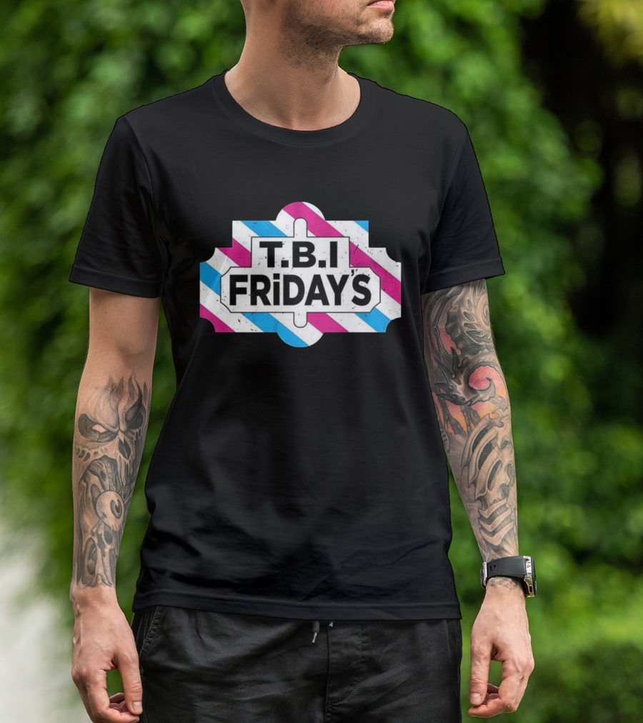 T.B.I Friday's Transgender Pride Flag T-Shirt