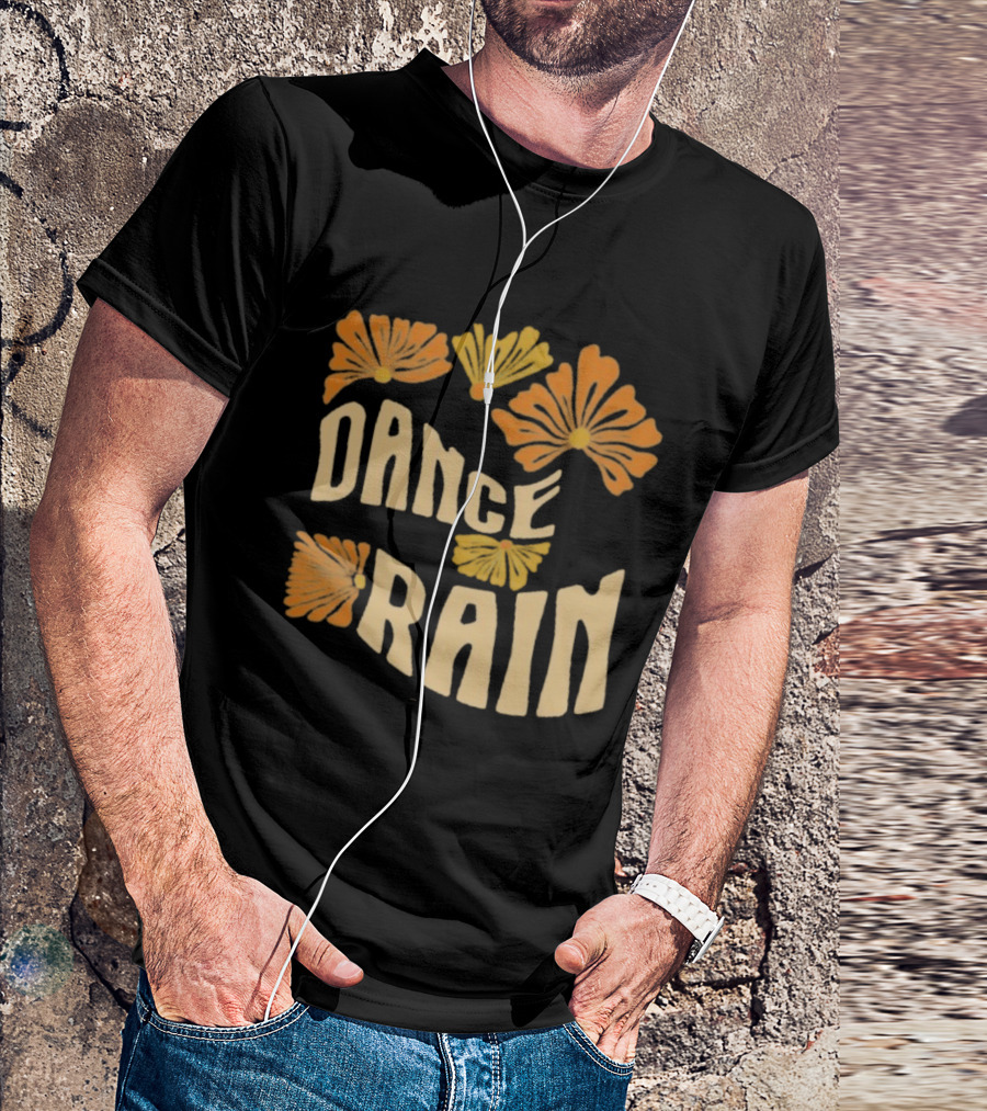 Charles Wesley Godwin Dance Rain Floral Pattern T-Shirt