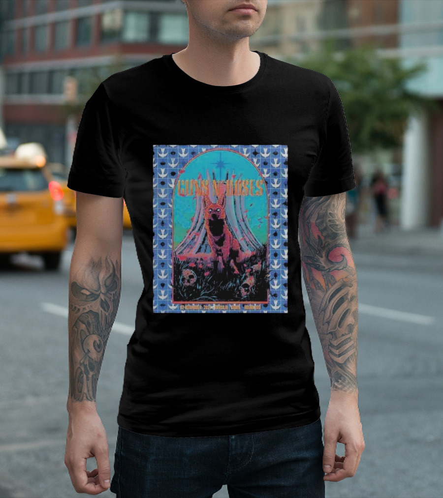 Guns N Roses Brasilia Brazil 2025 November 2 Arena BRB Concert T-Shirt