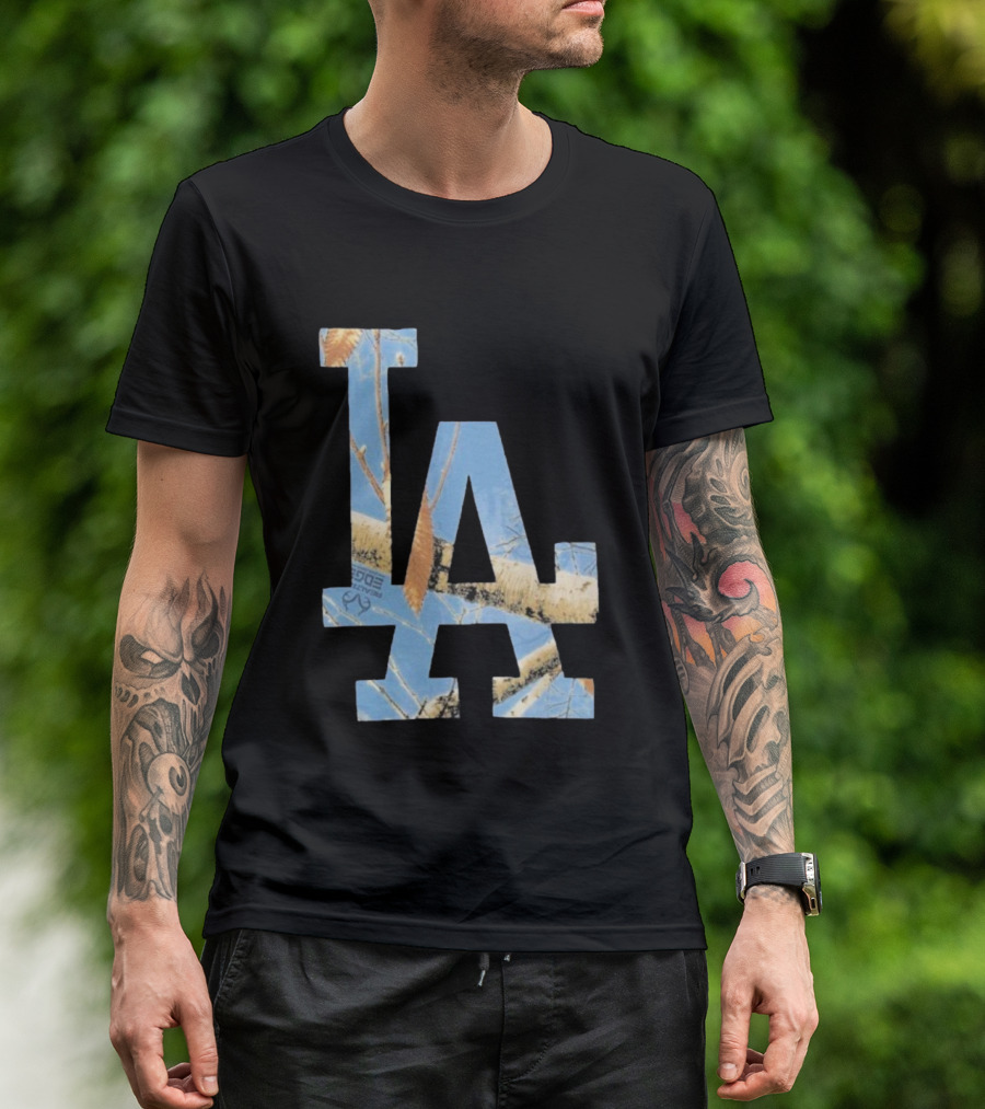 Los Angeles Dodgers LA Realtree Edge Camouflage T-Shirt