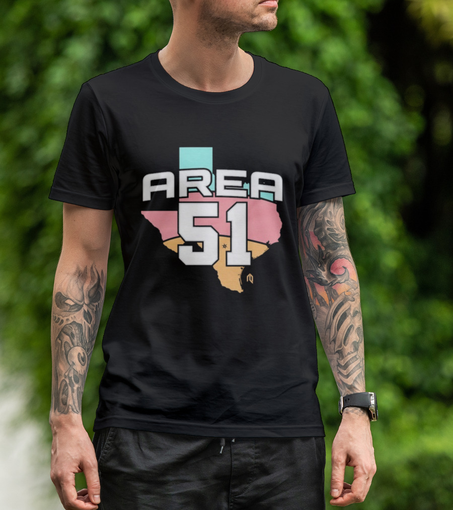 San Antonio Spurs Area 51 Texas Basketball Theme T-Shirt