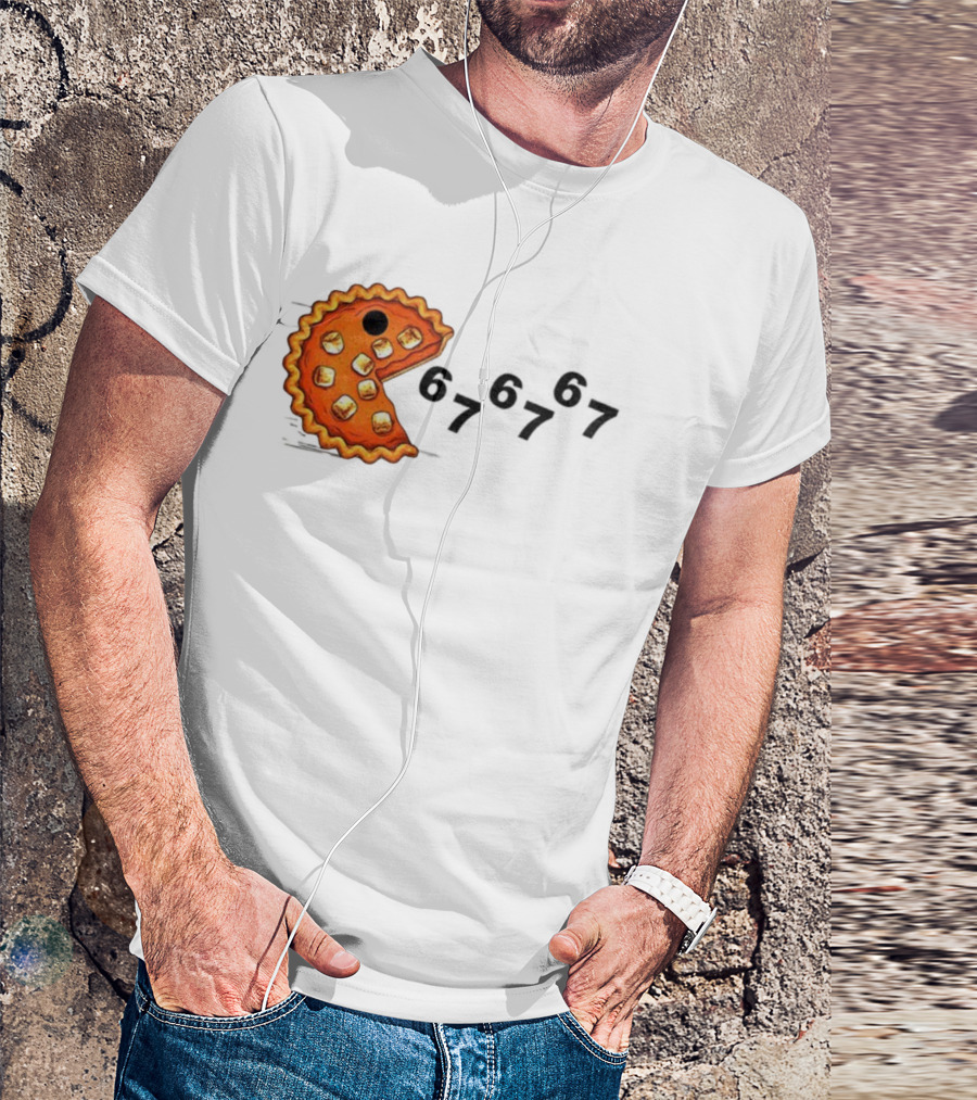 Pacman Pumpkin Pie Eating Ghosts Happy Fall Meme 67 T-Shirt