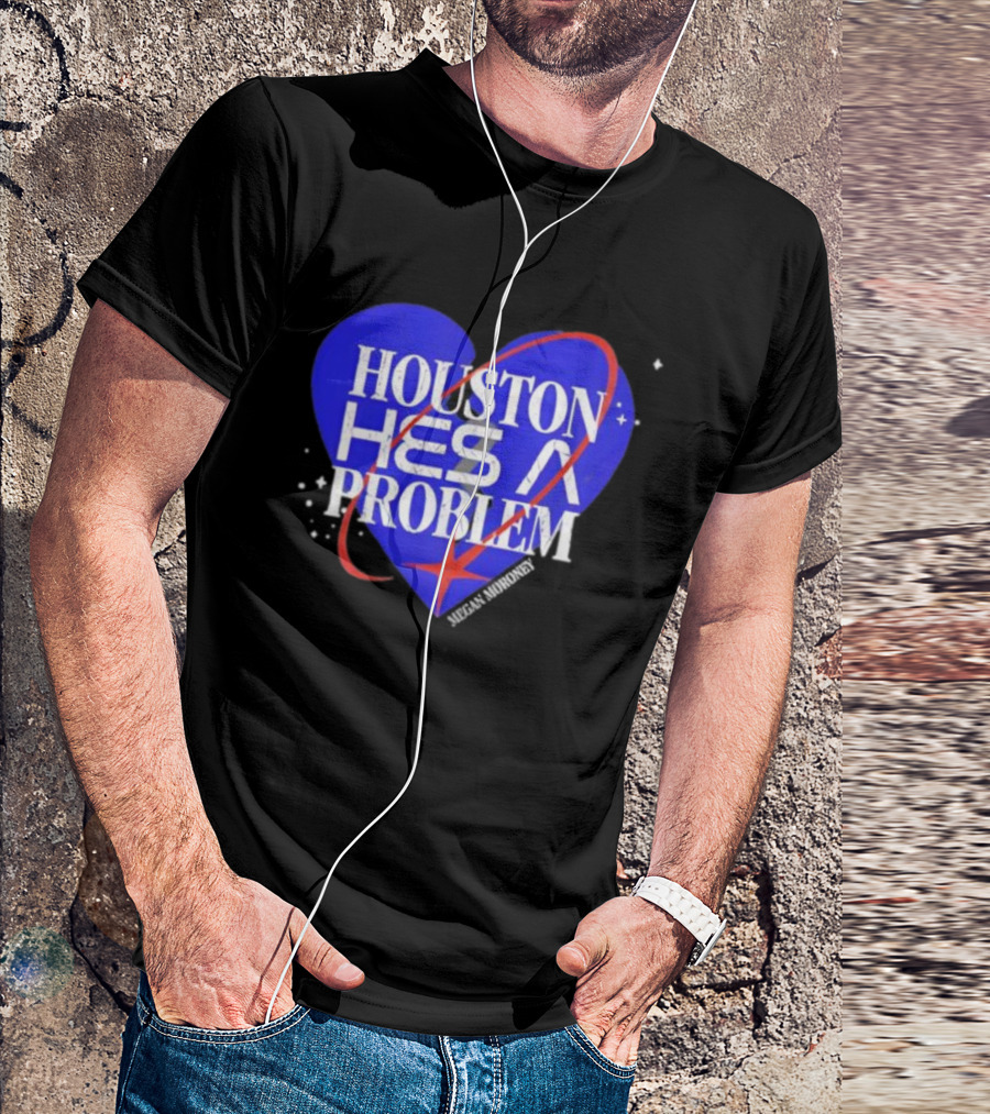 Houston He’s A Problem Heart Tour Graphic T-Shirt