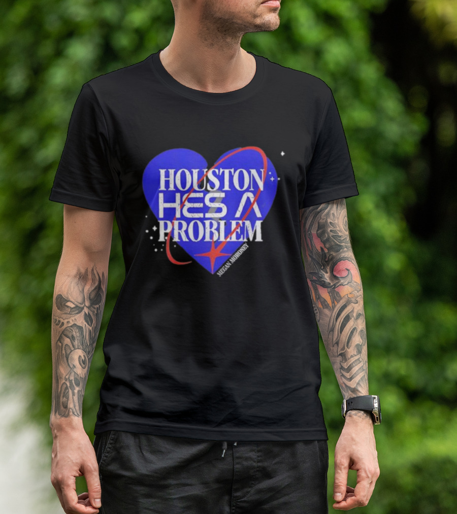 Houston He’s A Problem Heart Tour Graphic T-Shirt