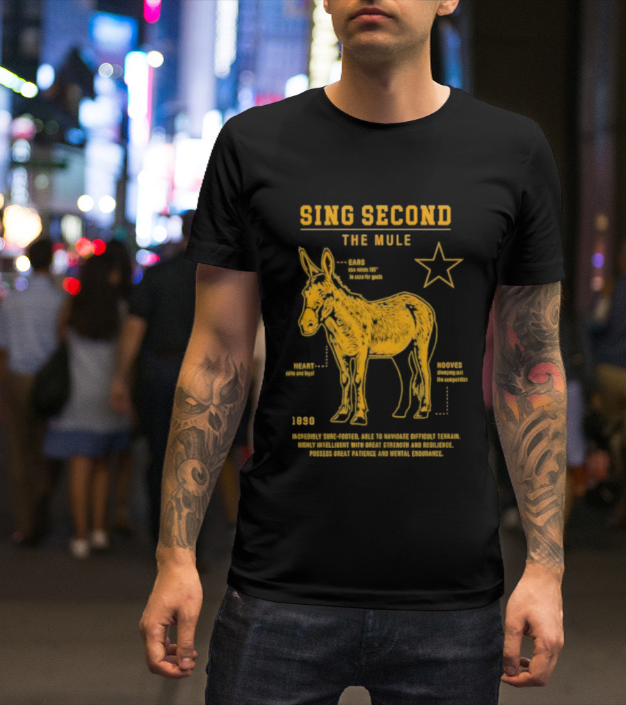 Sing Second The Mule 1890 Star Chart T-Shirt