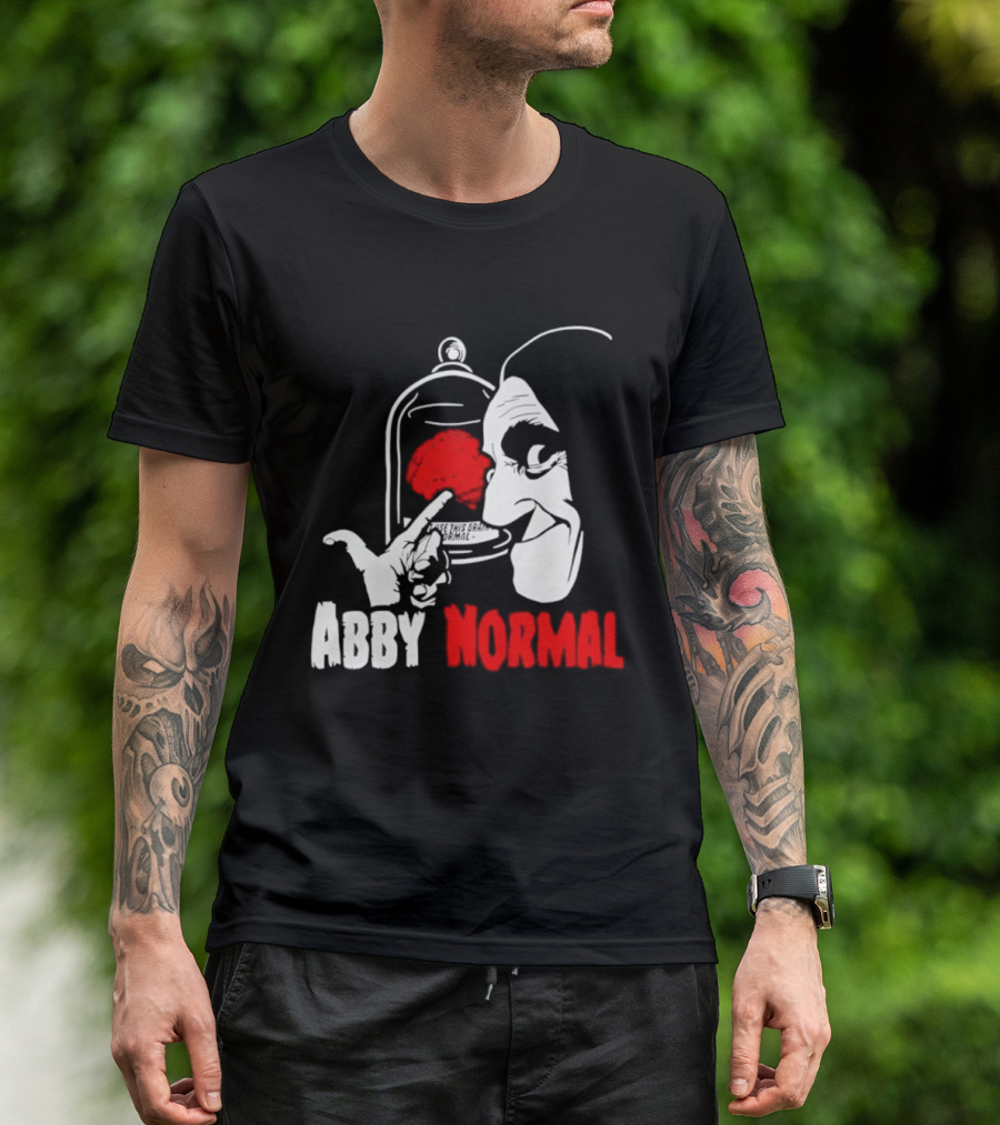 Abby Normal Red Brain Young Frankenstein Character настрой T-Shirt