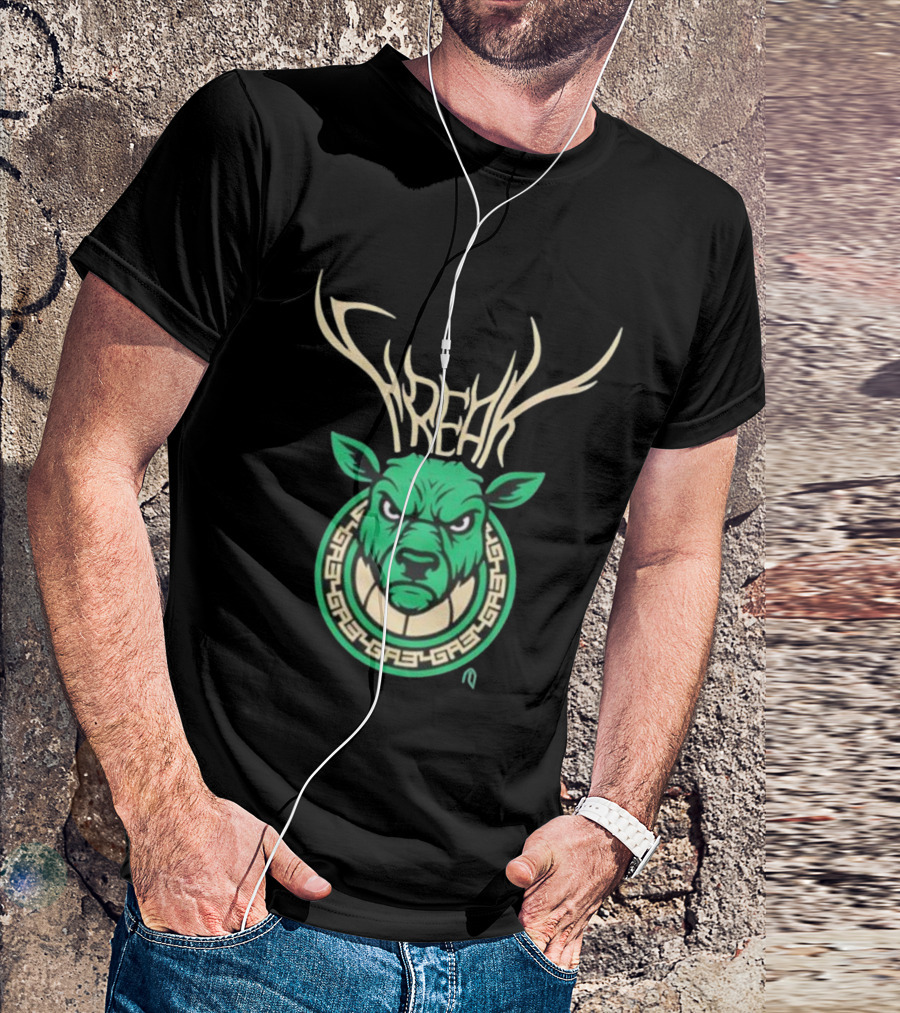 Freak Milwaukee Bucks Giannis Antetokounmpo Deer Player T-Shirt
