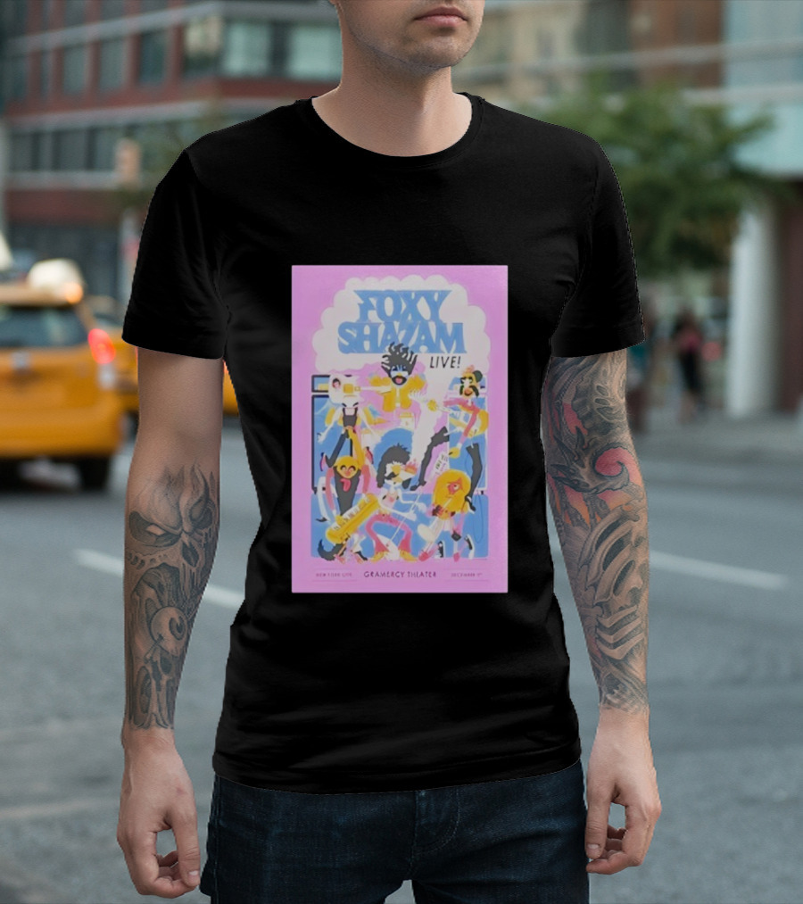 Foxy Shazam Live Gramercy Theatre New York NY Dec 1 2025 Tour T-Shirt
