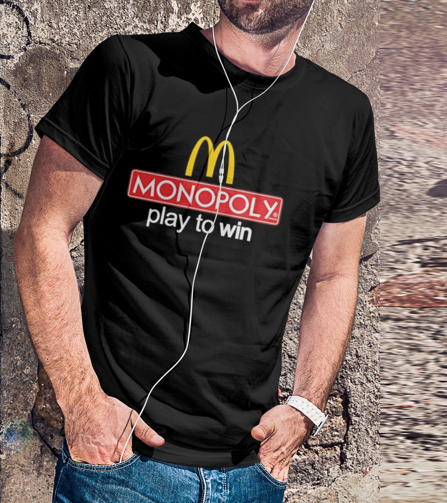 Monopoly Play To Win McDonald's Iconic Game Collaboration T-Shirt