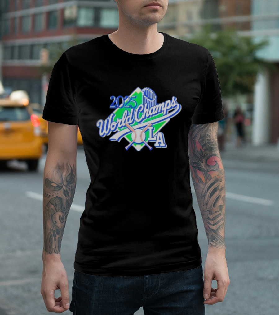 2025 World Champs LA Baseball Celebration T-Shirt