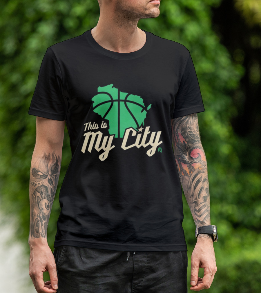 This Is My City Wisconsin Basketball Milwaukee Bucks T-Shirt