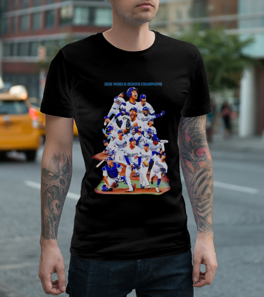 Yoshinobu Yamamoto GOAT Los Angeles Dodgers World Series Champions T-Shirt