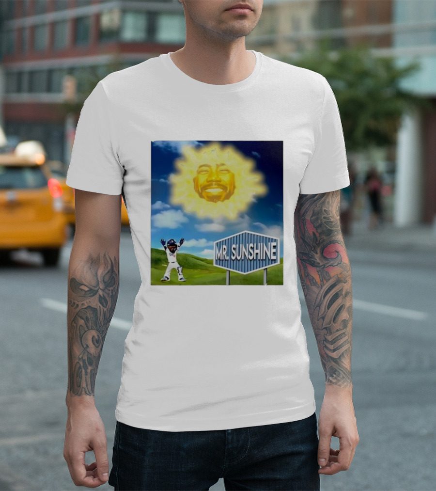 Dodgers Celebration Mini Mr. Sunshine LA Baseball Player T-Shirt