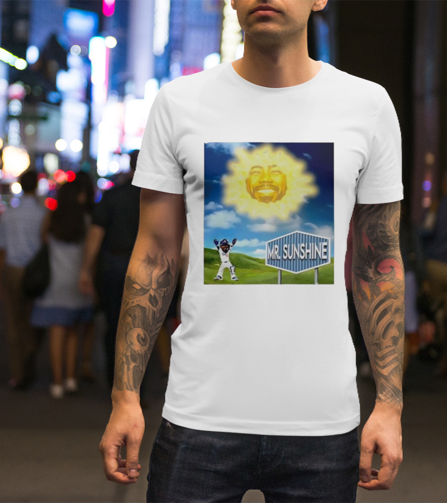 Dodgers Celebration Mini Mr. Sunshine LA Baseball Player T-Shirt