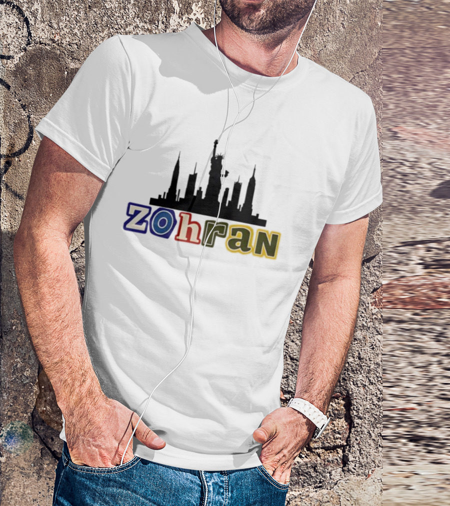 Zohran Mamdani NYC Skyline Statue Of Liberty T-Shirt