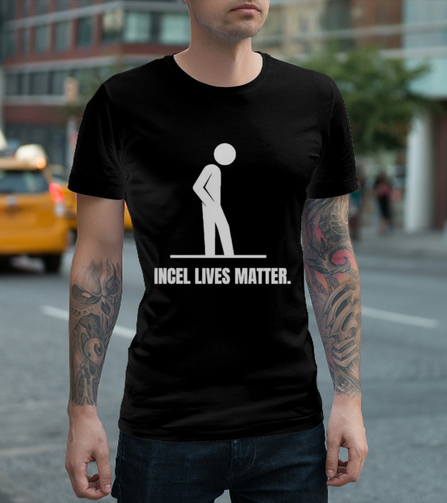 Incel Lives Matter Stick Figure Symbol T-Shirt