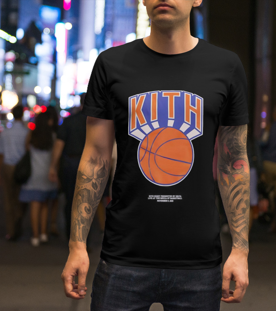 Kith New York Knicks Retro NY Nelson Basketball T-Shirt