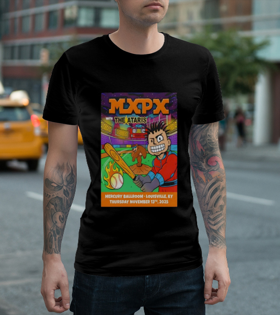 MXPX With The Ataris Concert Nov 13 2025 Mercury Ballroom Louisville KY T-Shirt