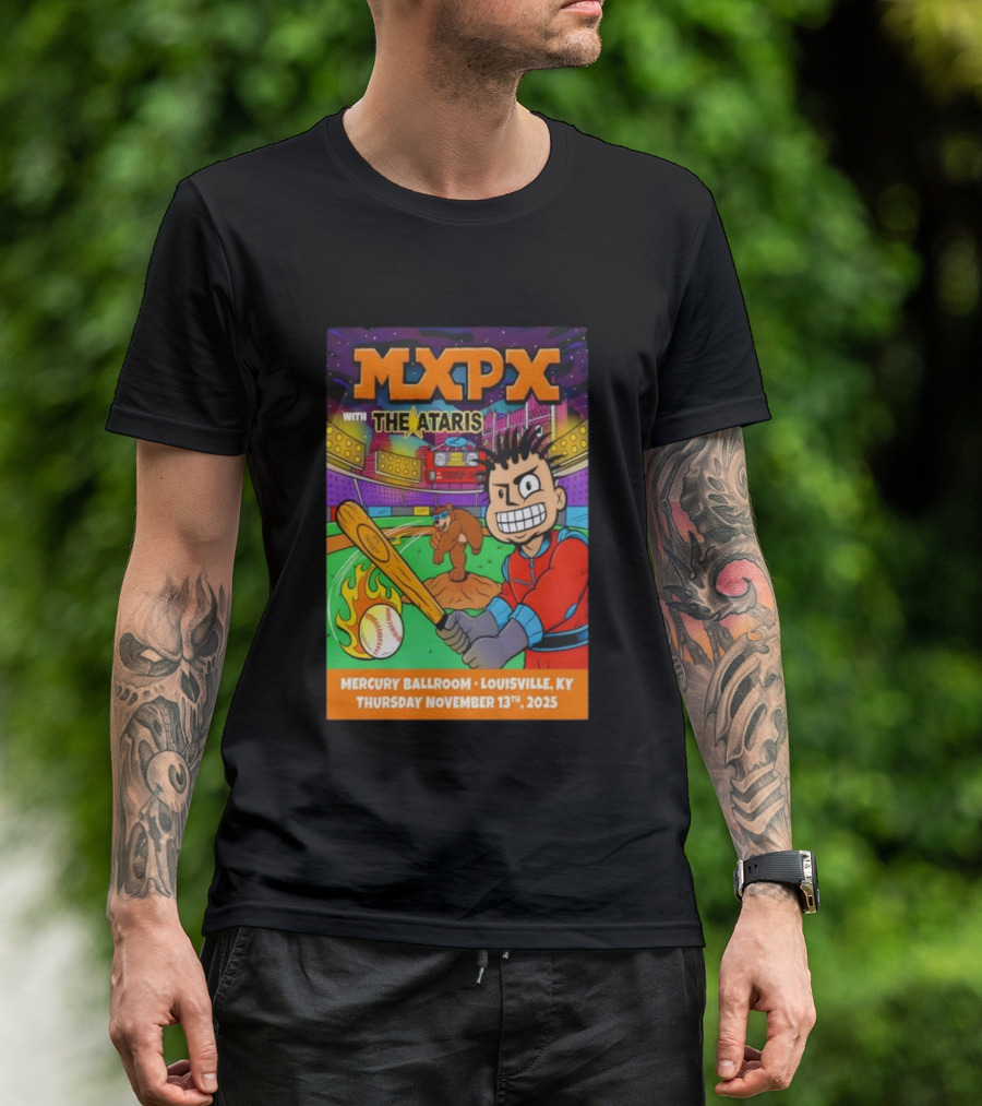 MXPX With The Ataris Concert Nov 13 2025 Mercury Ballroom Louisville KY T-Shirt