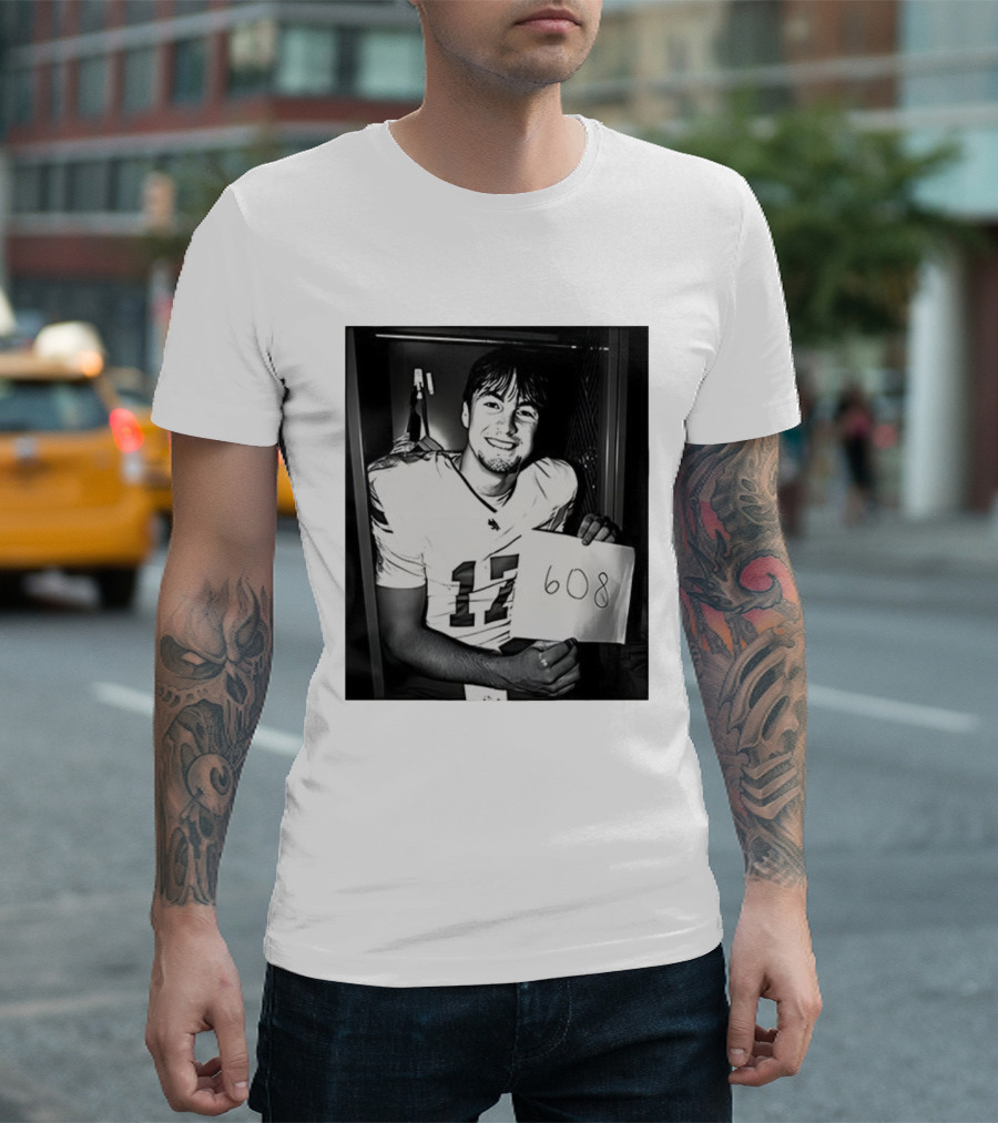 Drew Mestemaker 608 North Texas Mean Green Football Player 17 T-Shirt