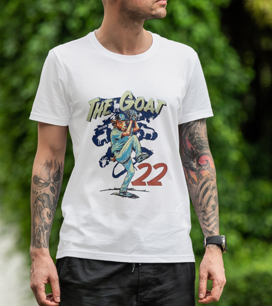 The Goat Clayton Kershaw 22 MLB Baseball 2025 T-Shirt