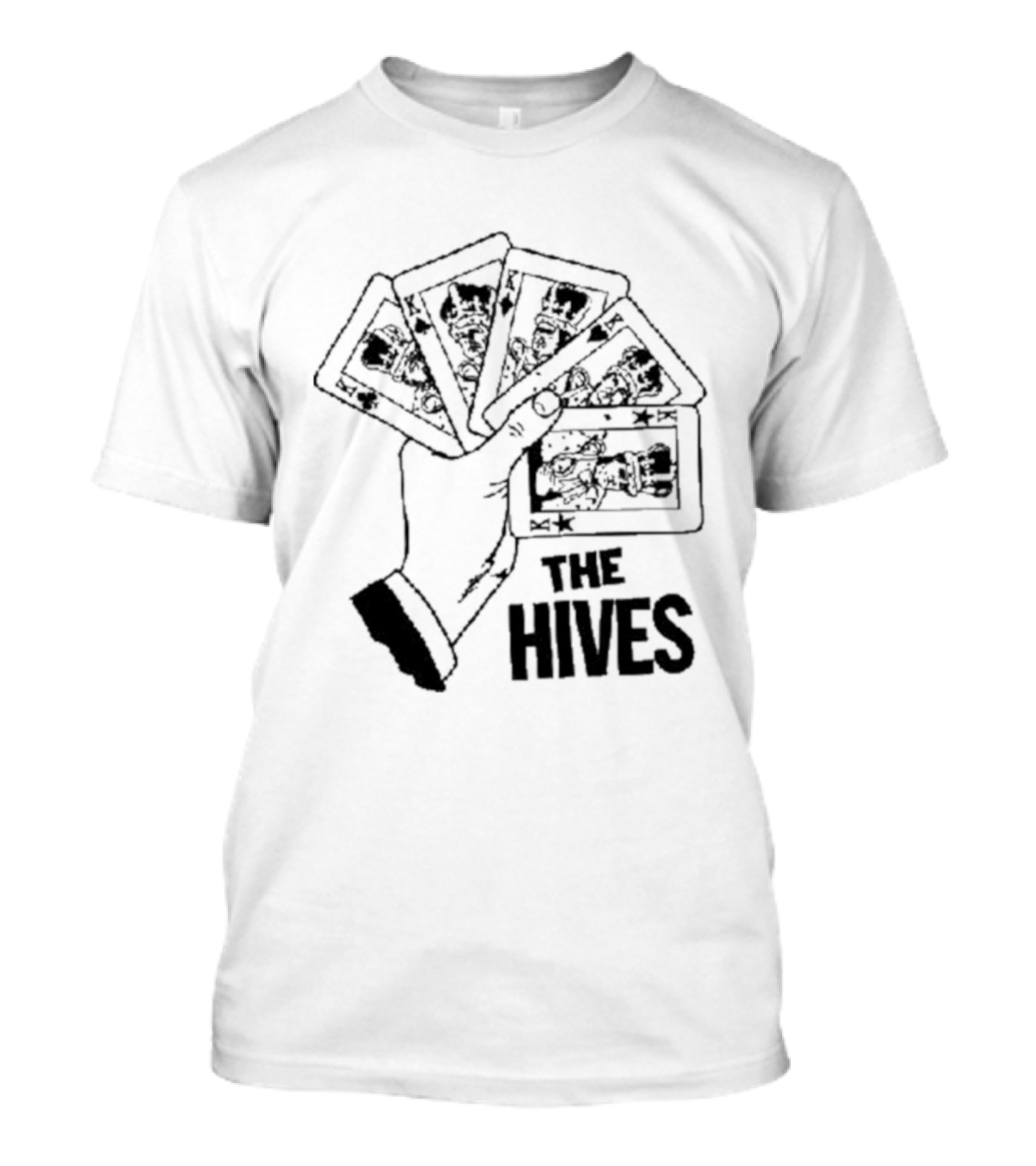 The Hives Poker Hand Playing Cards T-Shirt