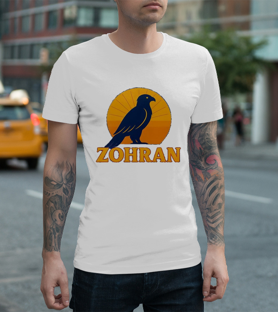 Zohran Eagle Sunrise Silhouette T-Shirt