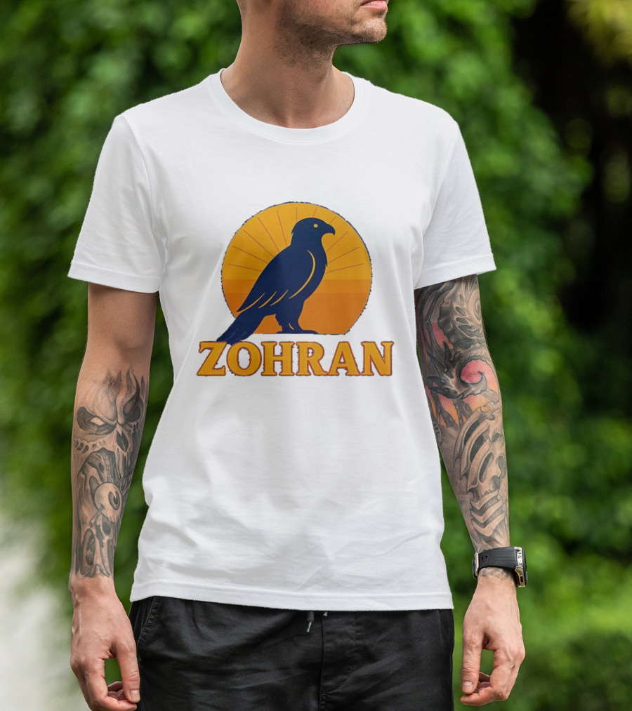 Zohran Eagle Sunrise Silhouette T-Shirt