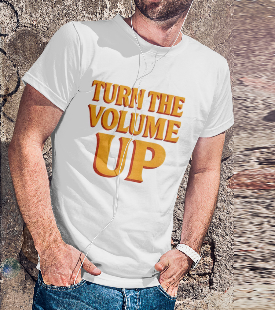 TURN THE VOLUME UP Zohran Mamdani Political Activism Apparel T-Shirt