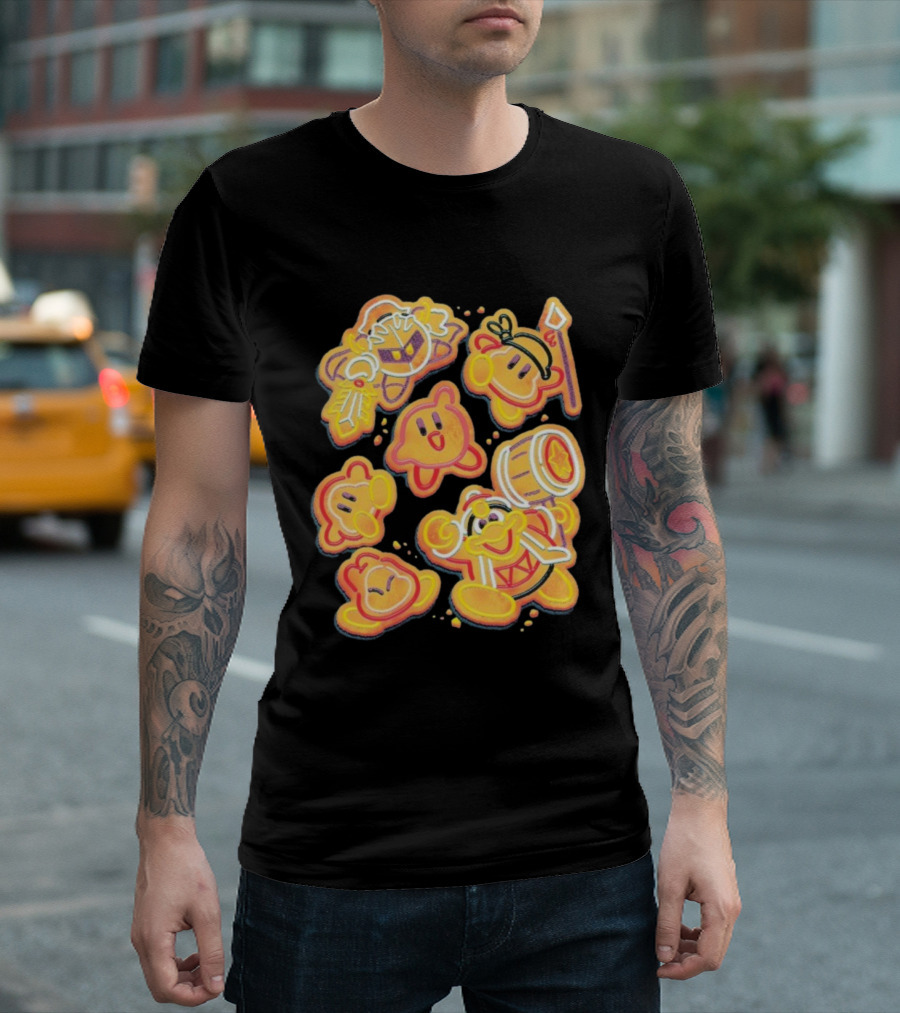 Dreamland Sweets Kirby Character Cookies T-Shirt