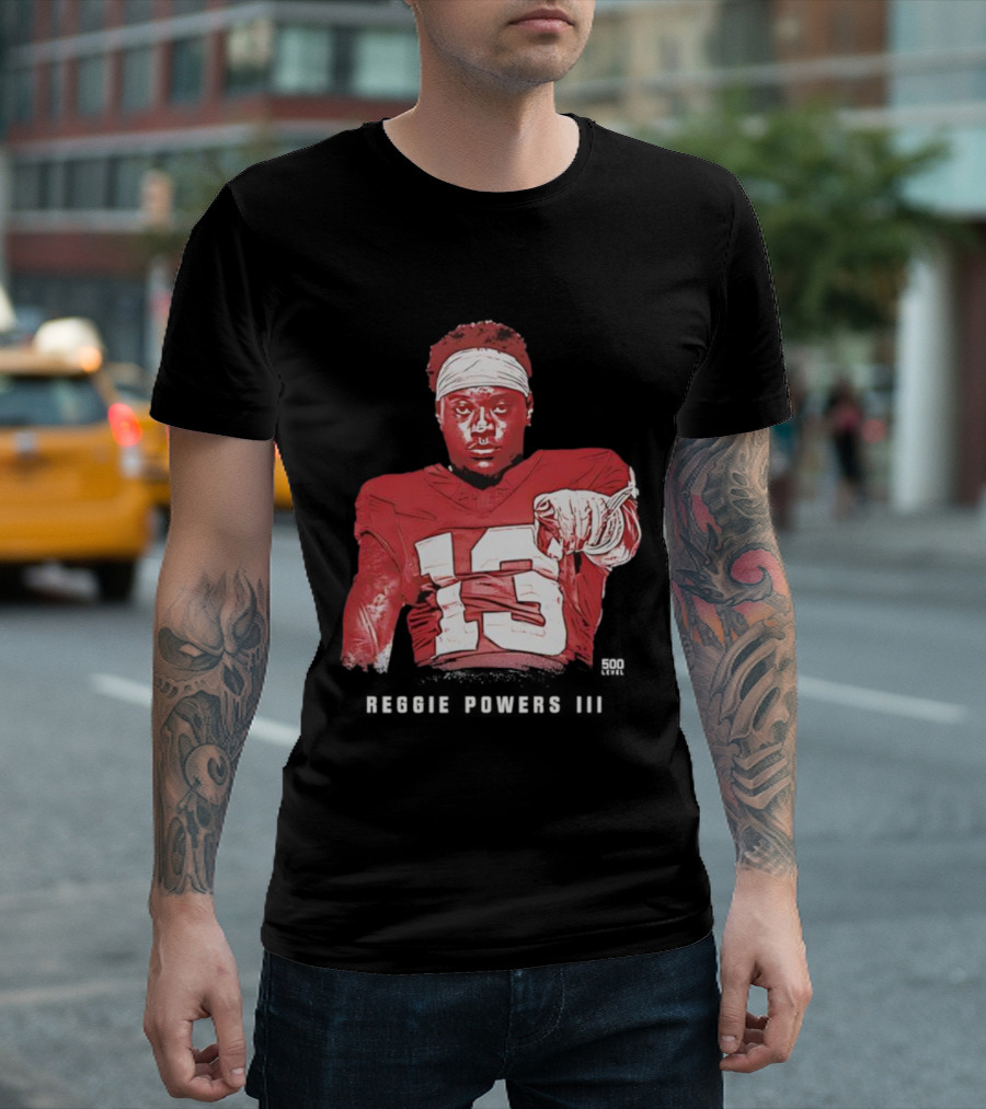 Reggie Powers III College Football Jersey 13 T-Shirt