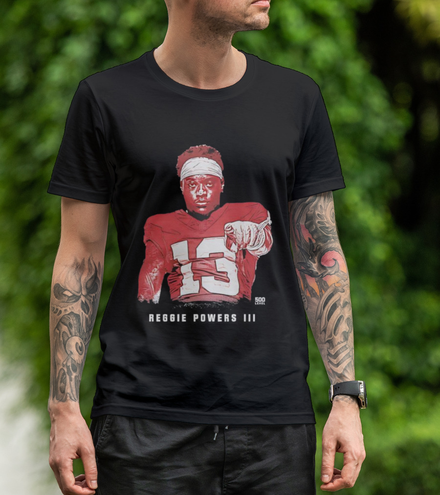 Reggie Powers III College Football Jersey 13 T-Shirt