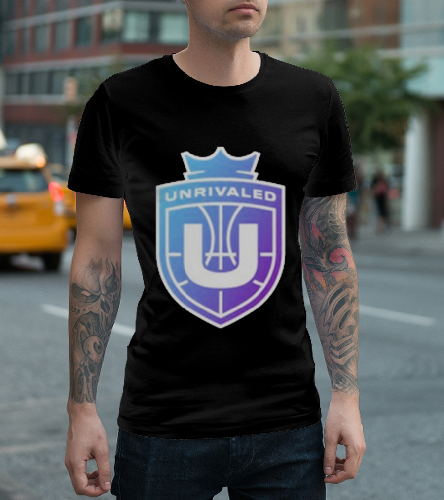 Unrivaled Gradient Basketball Crest T-Shirt