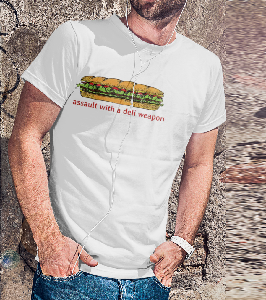 Assault With A Deli Weapon DC Sandwich Thrower Anti Ice Resist Sub Artistry T-Shirt