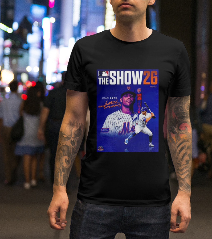 The Show 26 Juan Soto Mets Signature Edition MLB T-Shirt