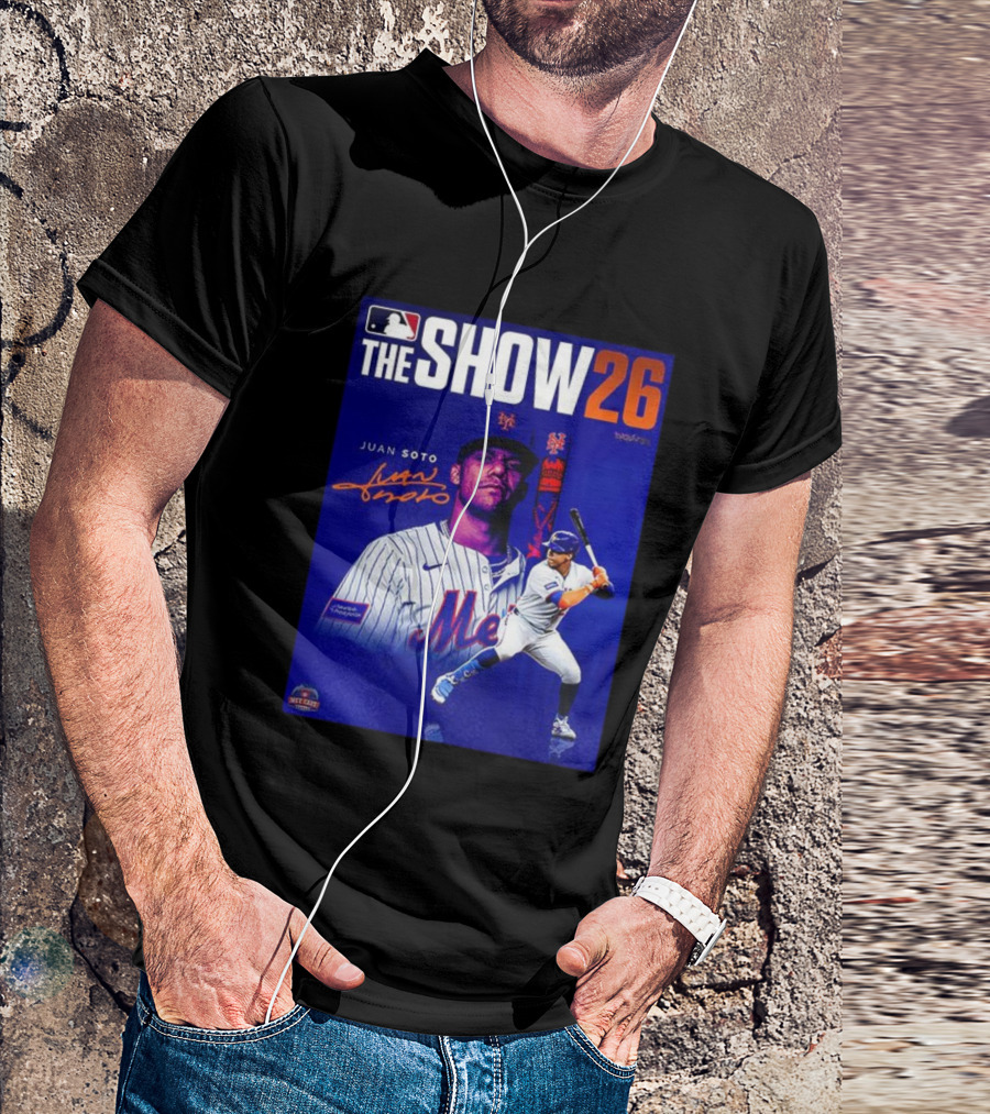 The Show 26 Juan Soto Mets Signature Edition MLB T-Shirt