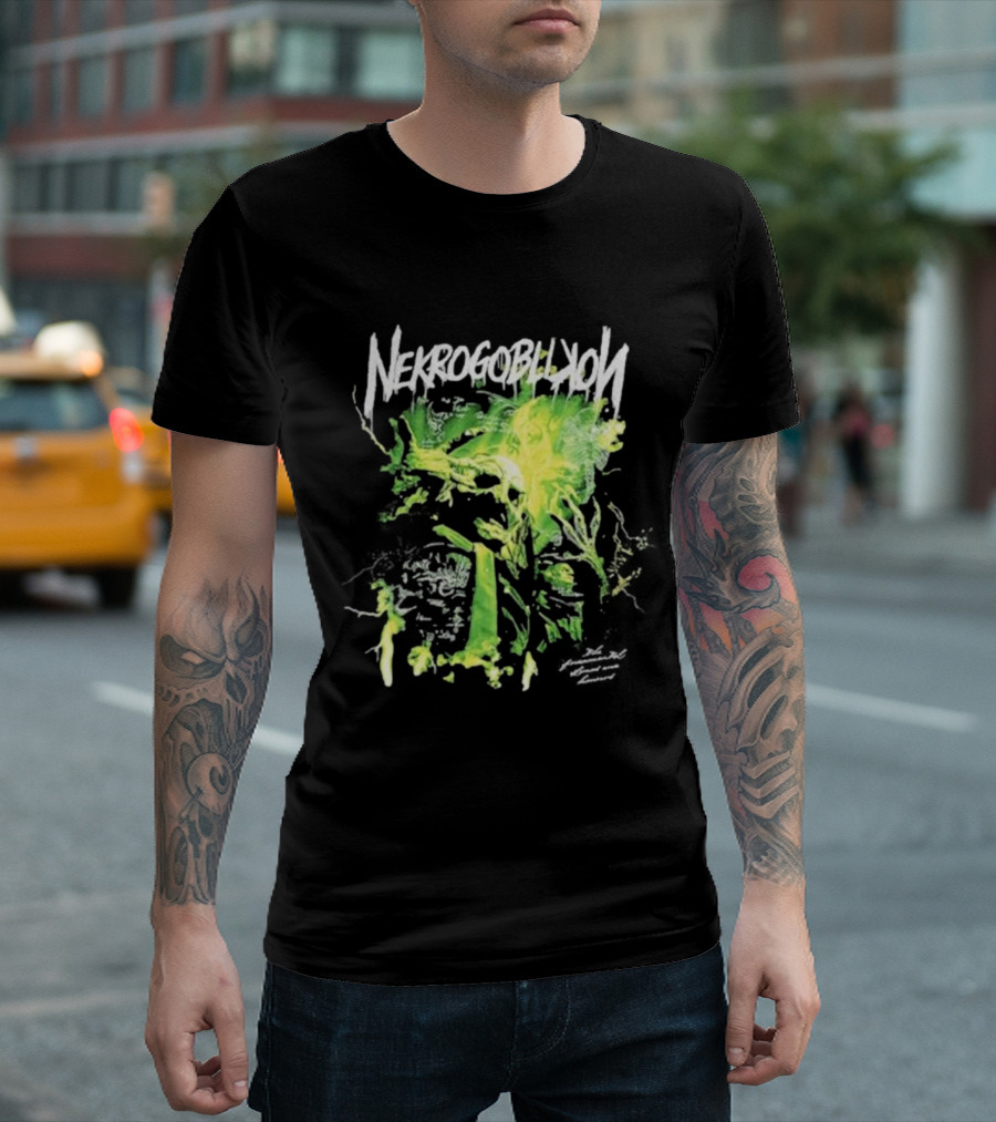 Nekrogoblikon Lightning The Fundamental Slimes And Humours Goblin Art T-Shirt