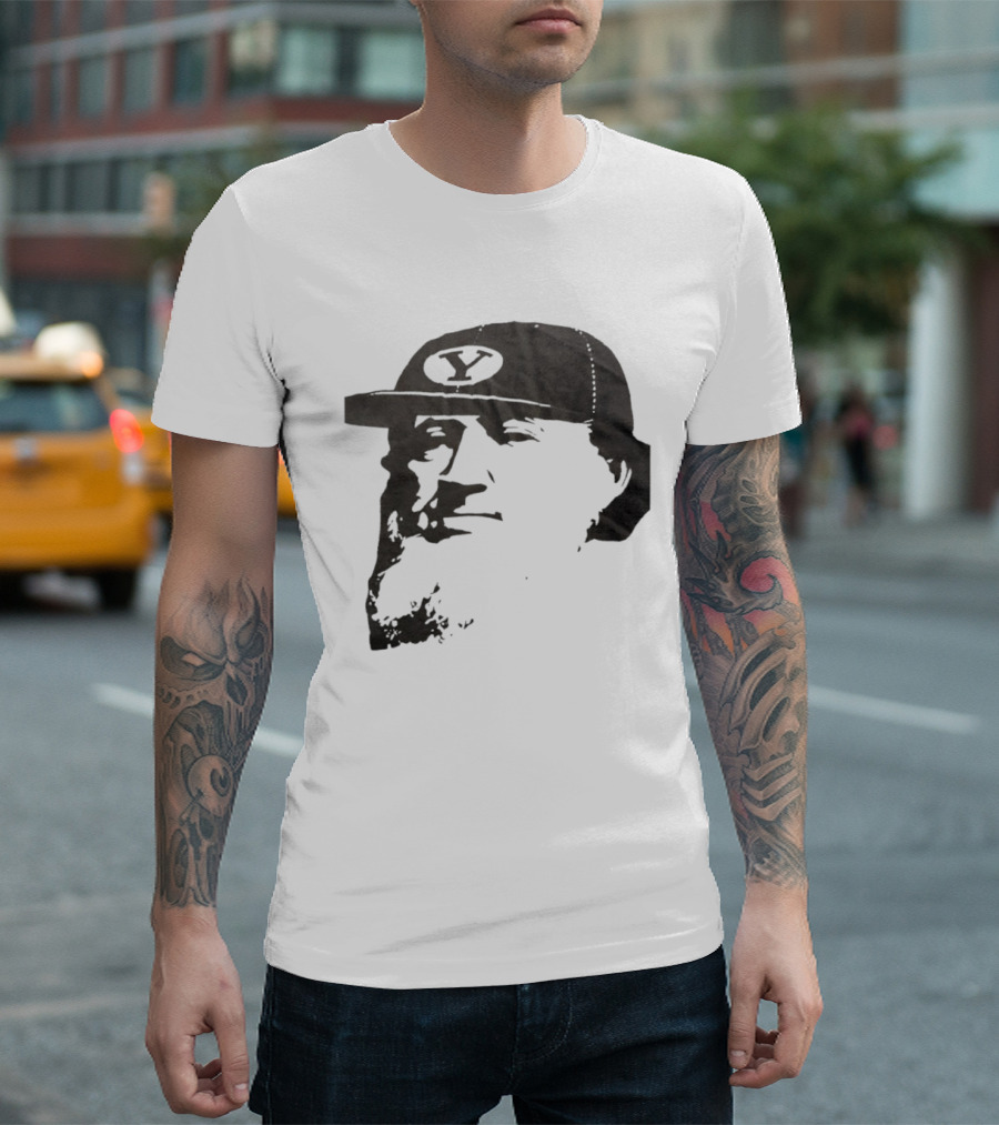 Flat Brim Brigham Young University Y Cougars Hat T-Shirt