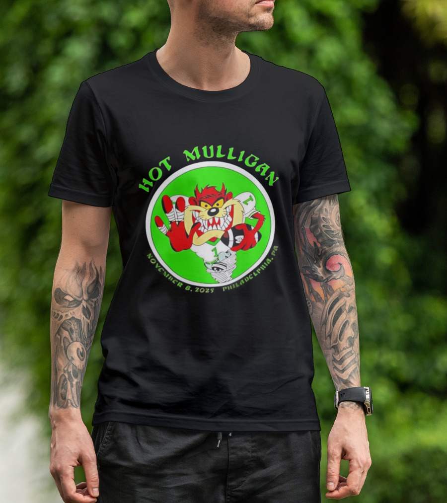 Hot Mulligan The Fillmore Philadelphia Nov 8th 2025 Looney Tunes Character T-Shirt