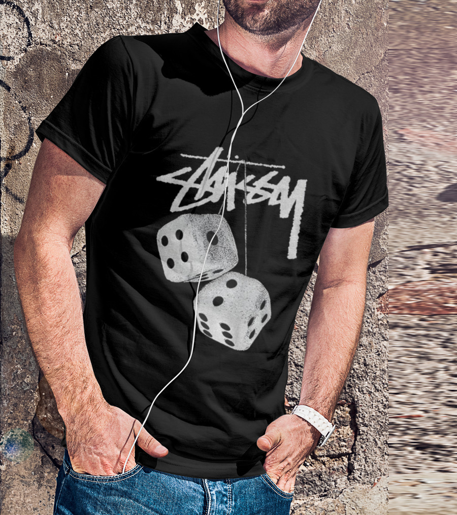Stussy Hanging Dice Vintage Style T-Shirt