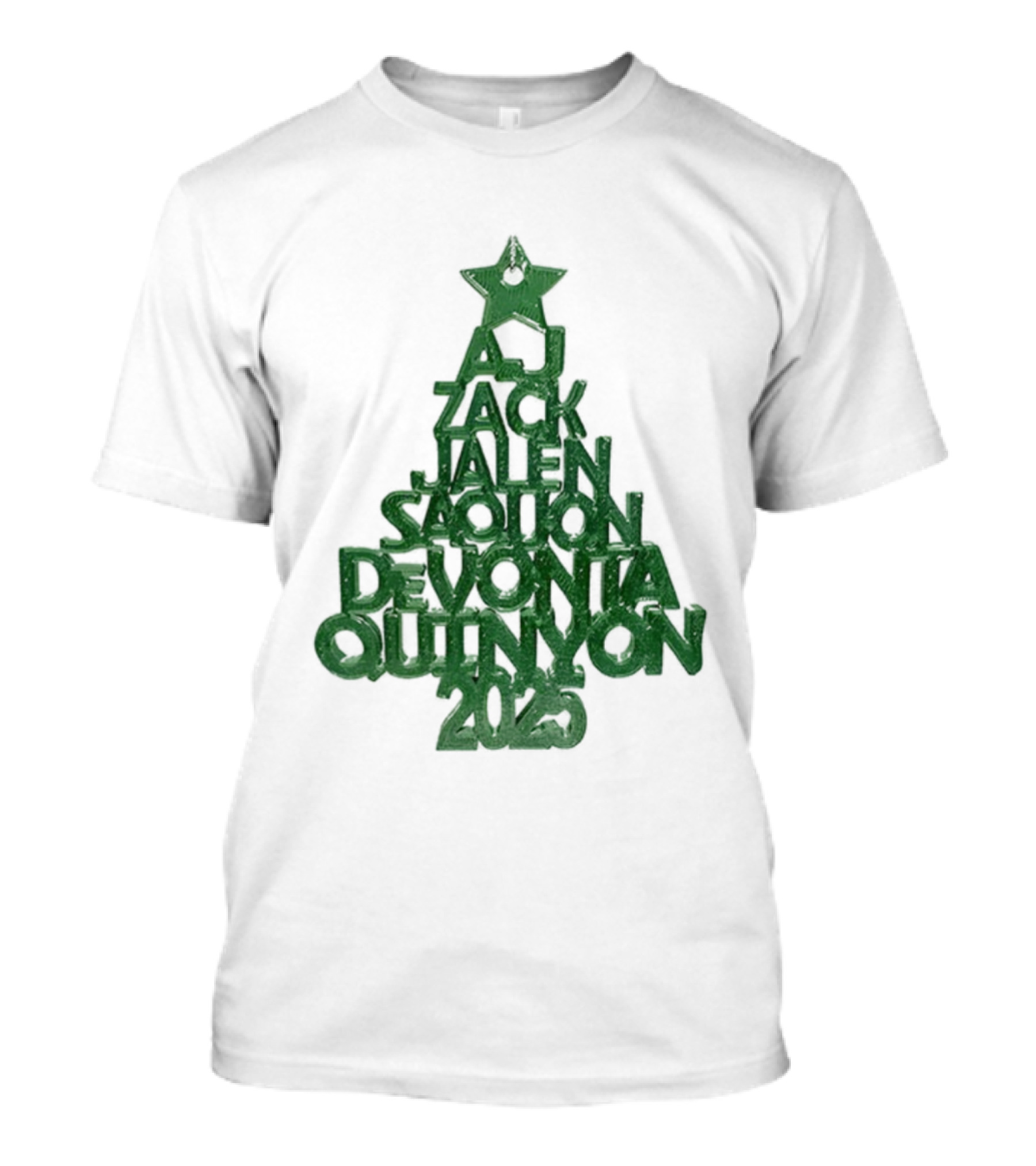 Philadelphia Eagles Christmas Star Jalen DeVonta 2025 T-Shirt