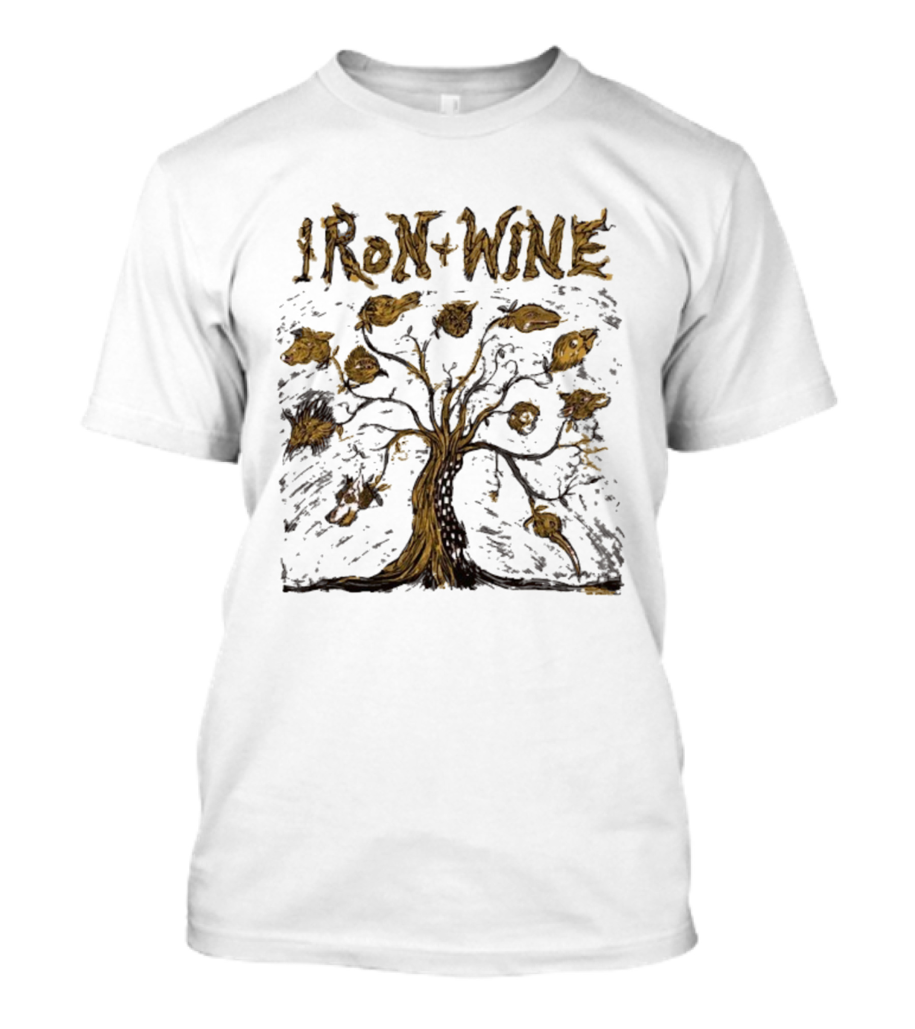 Iron And Wine Tree Branches And Birds T-Shirt