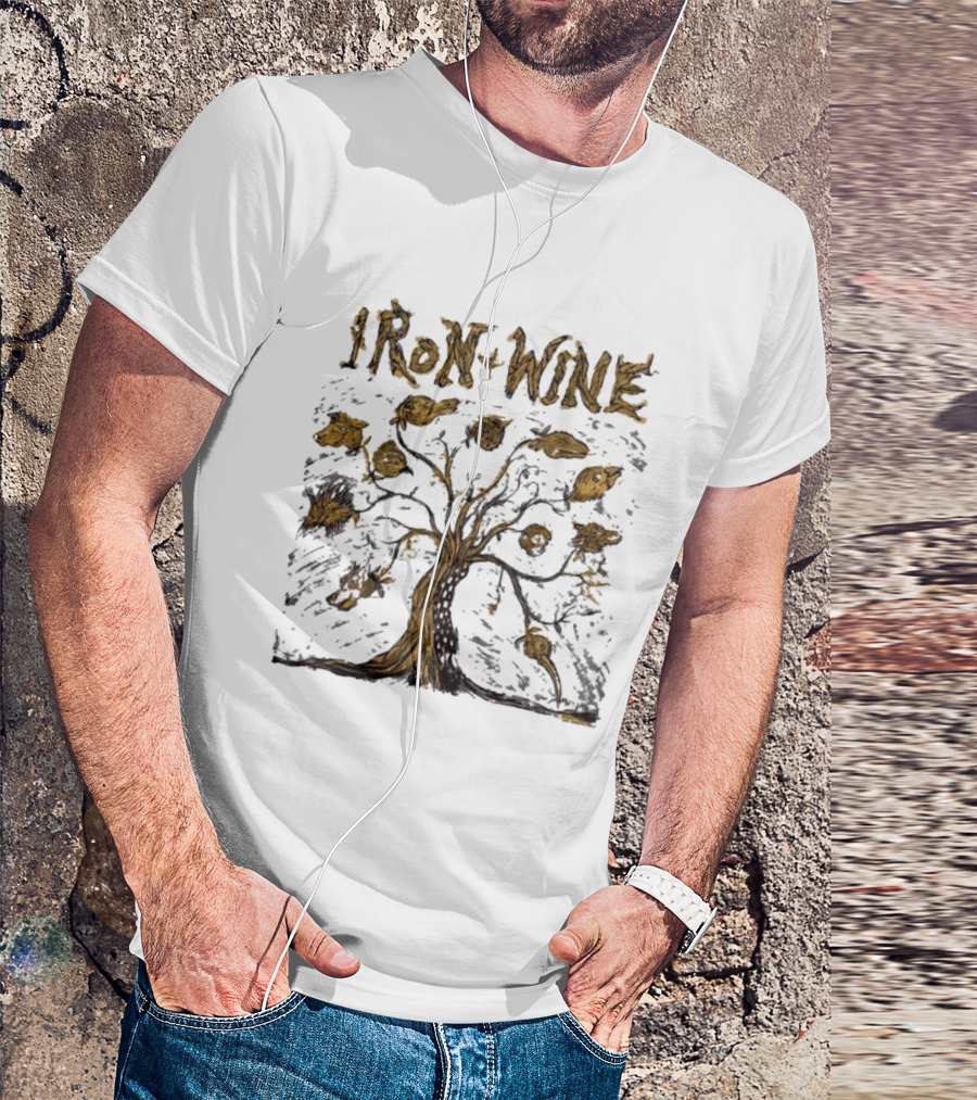 Iron And Wine Tree Branches And Birds T-Shirt